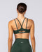 Muscle Nation Sports Bras Pace It Bra - Forest Green