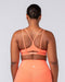 Muscle Nation Sports Bras Pace It Bra - Hot Coral