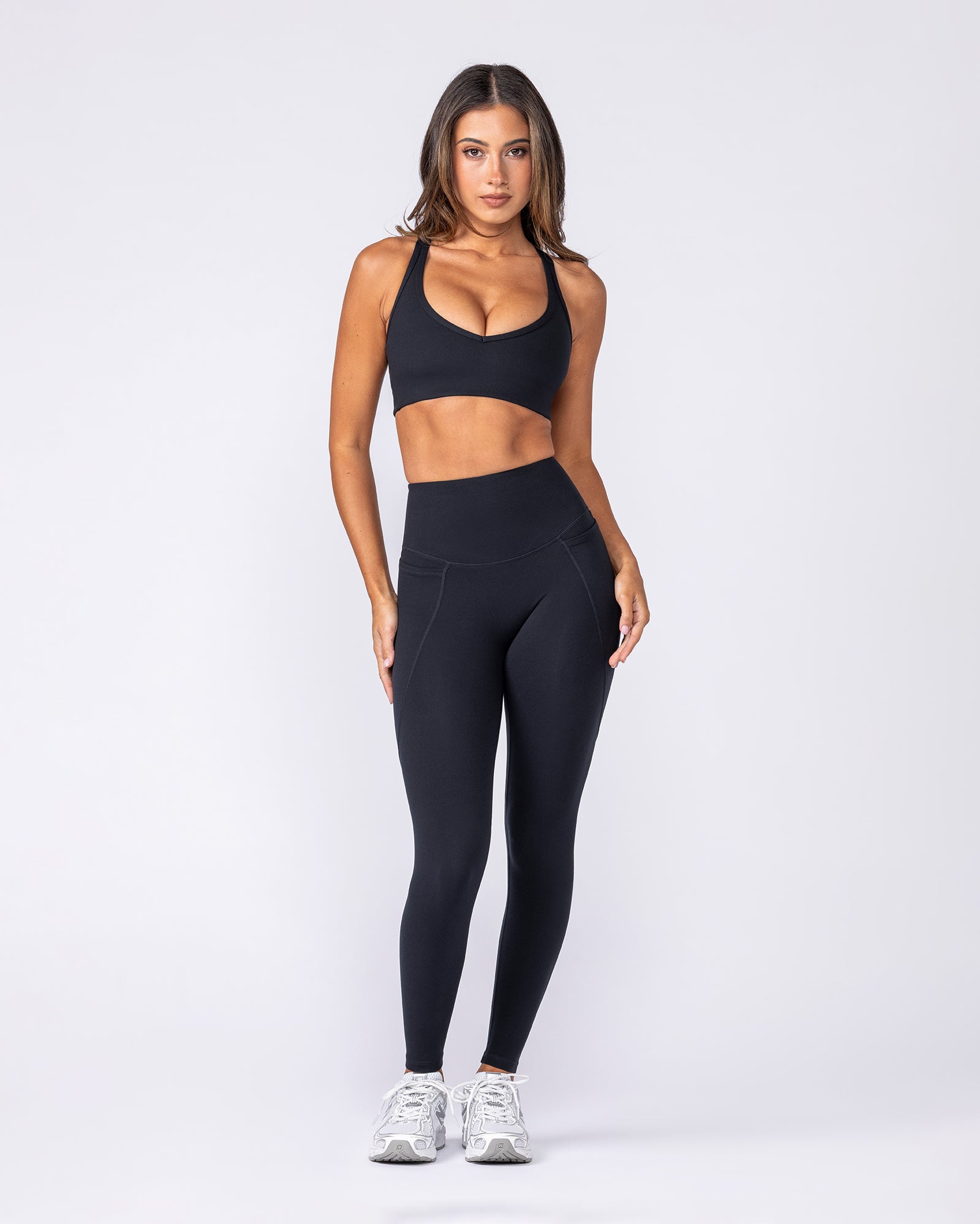 Muscle Nation Sports Bras Power Hold Bra - Black