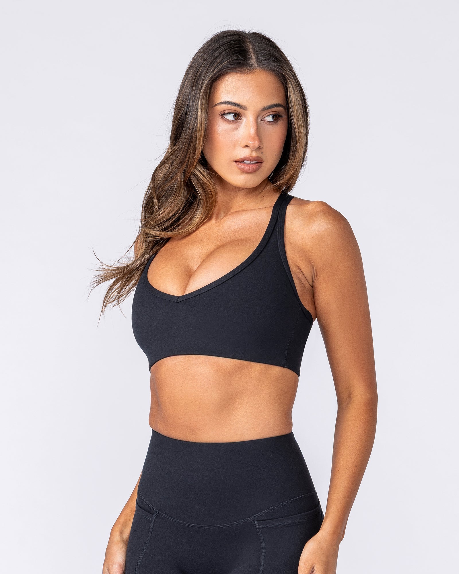 Muscle Nation Sports Bras Power Hold Bra - Black