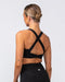 Muscle Nation Sports Bras Precision Bra - Black / White