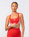 Muscle Nation Sports Bras Precision Bra - Crimson / White