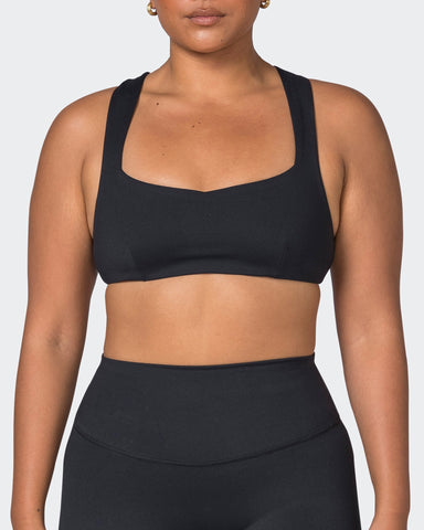 Muscle Nation Sports Bras Pulse Bralette - Black