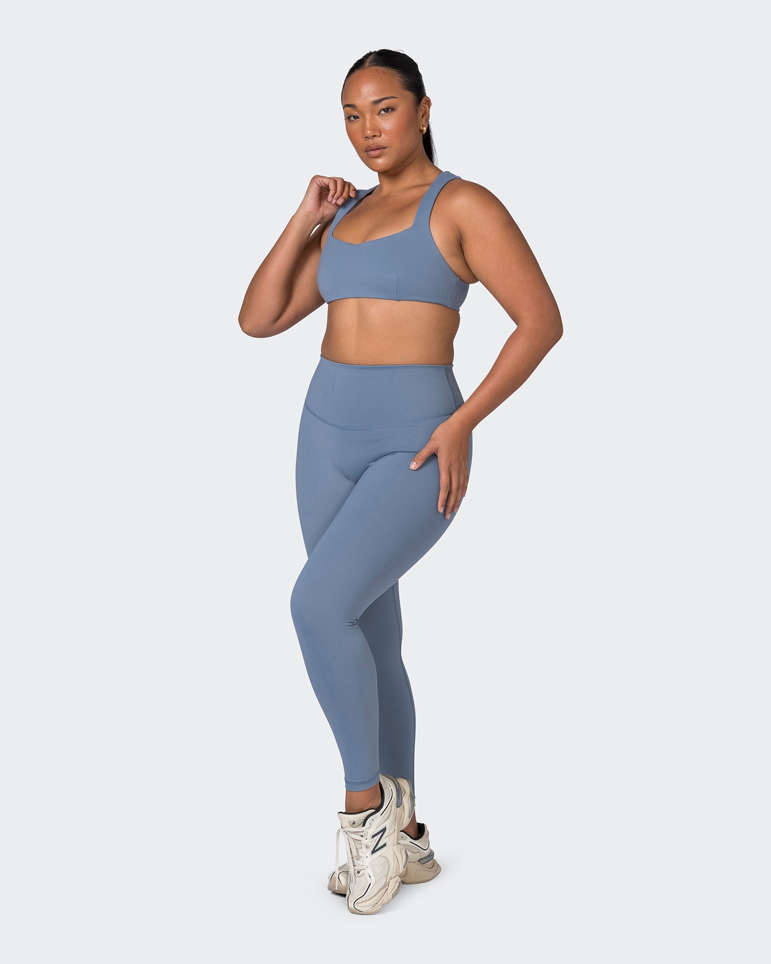 Muscle Nation Sports Bras Pulse Bralette - Stone Blue