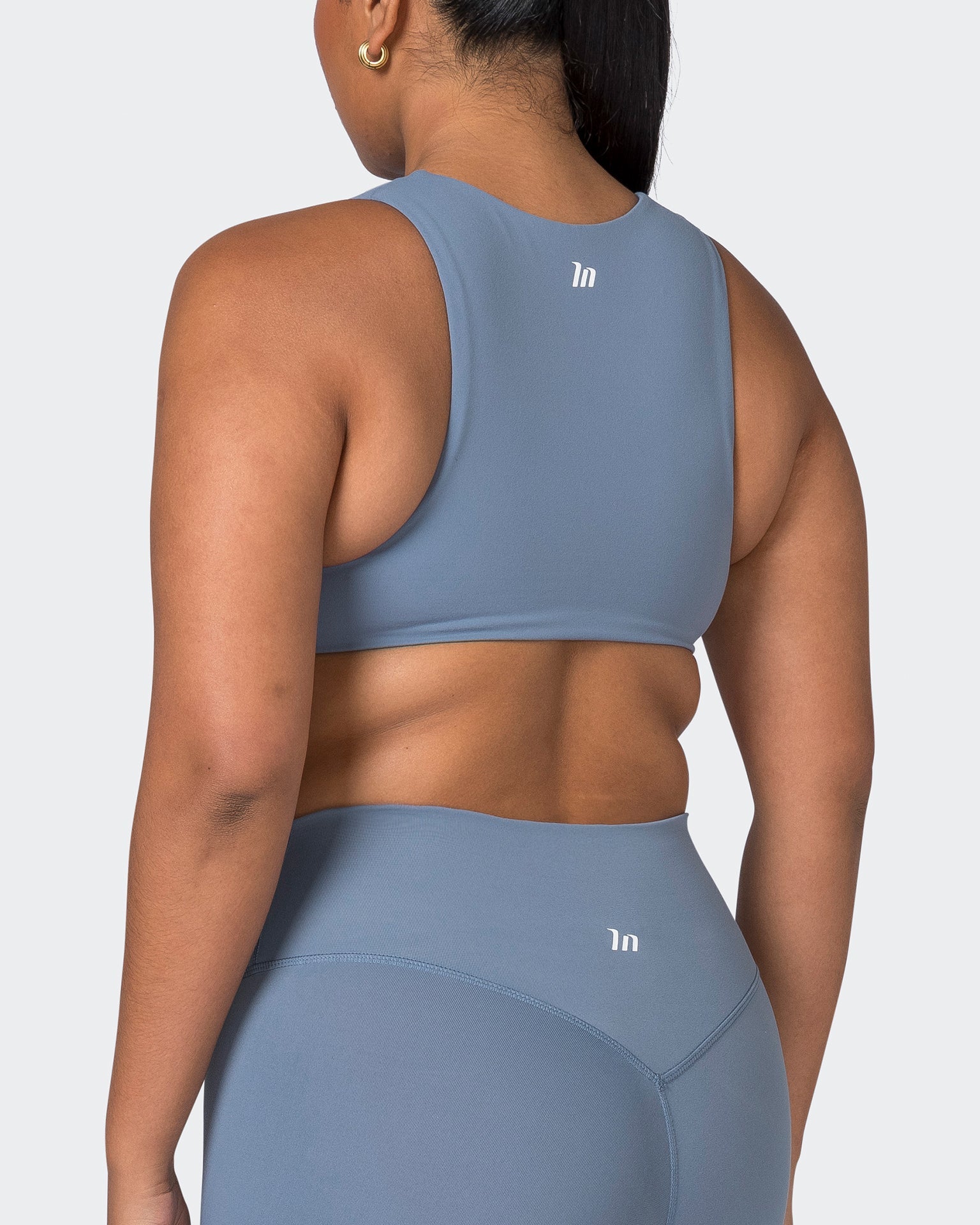 Muscle Nation Sports Bras Pulse Bralette - Stone Blue