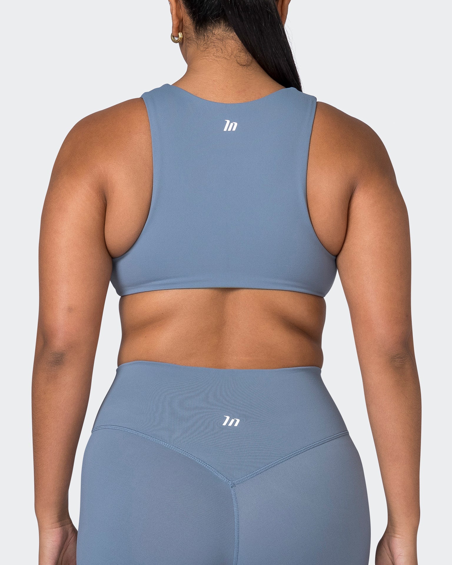 Muscle Nation Sports Bras Pulse Bralette - Stone Blue