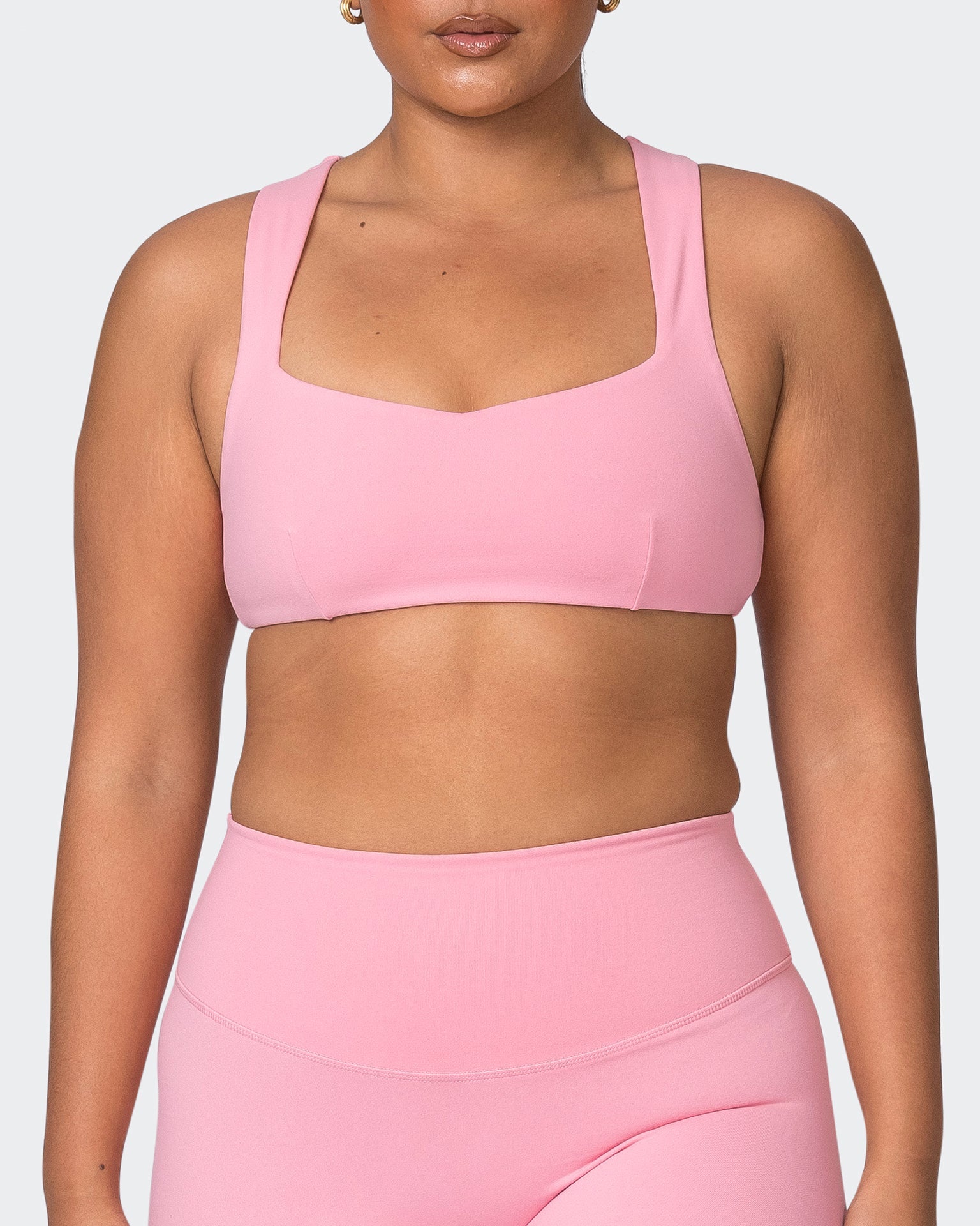 Muscle Nation Sports Bras Pulse Bralette - Strawberry Pink