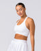 Muscle Nation Sports Bras Quinn Bra - White
