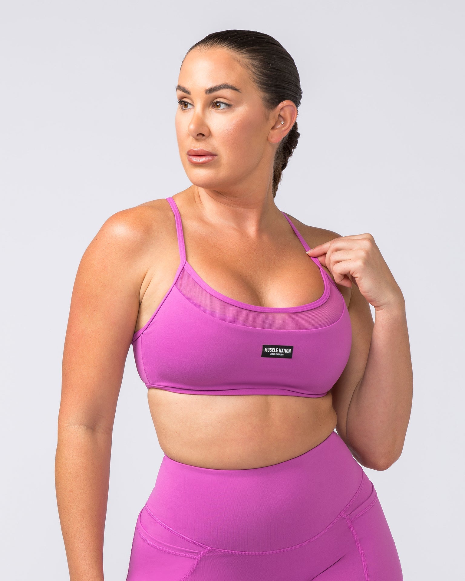 Muscle Nation Sports Bras Rapture Bra - Dahlia