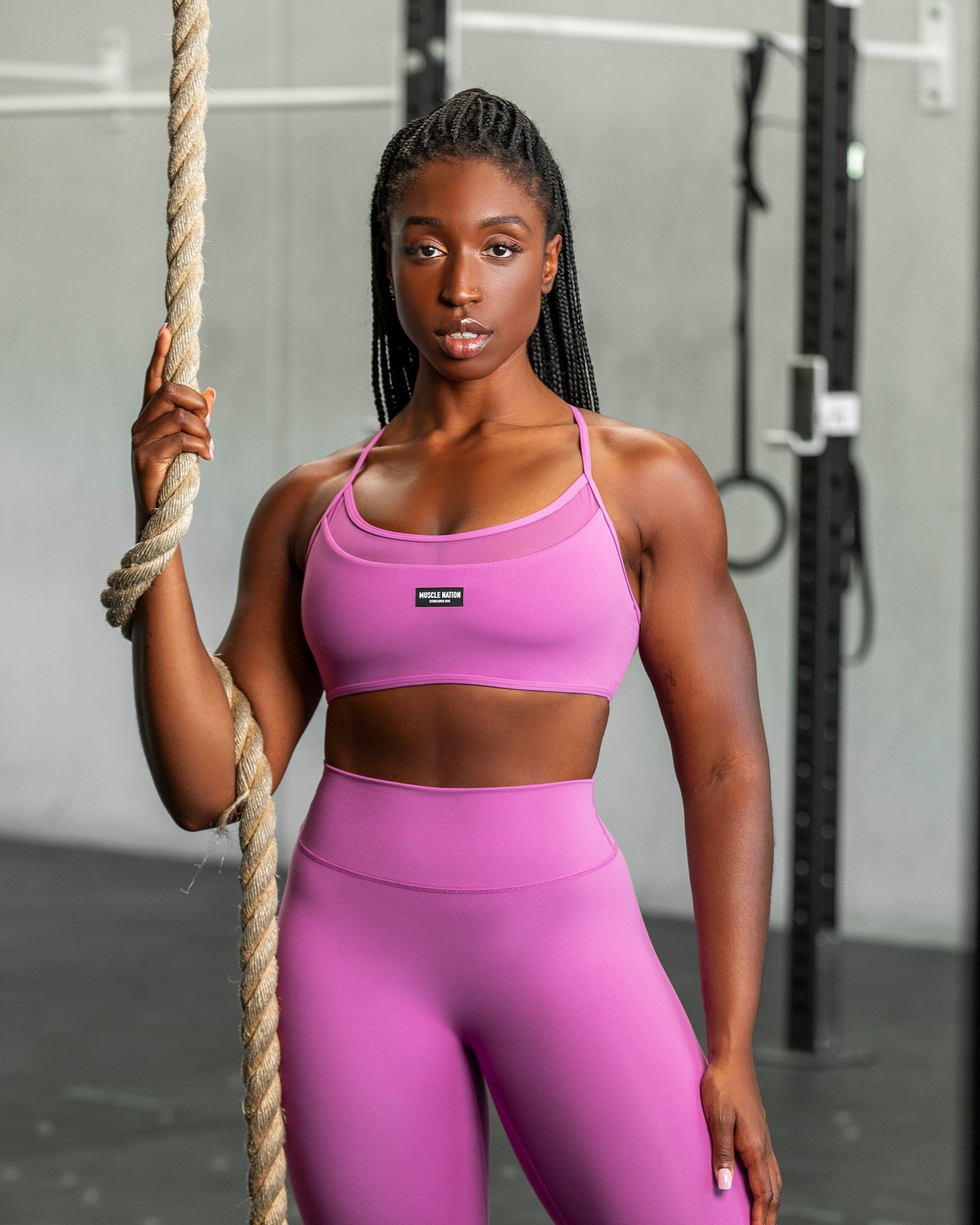 Muscle Nation Sports Bras Rapture Bra - Dahlia