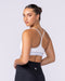 Muscle Nation Sports Bras Relay Bra - White