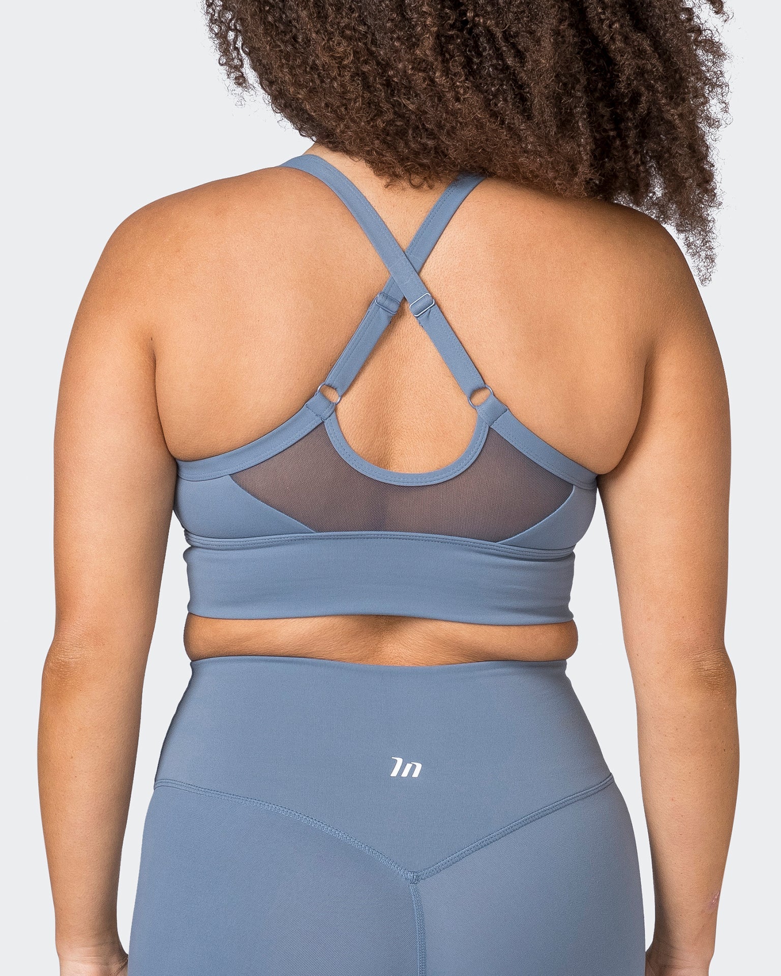 Muscle Nation Sports Bras Replay Bra - Stone Blue