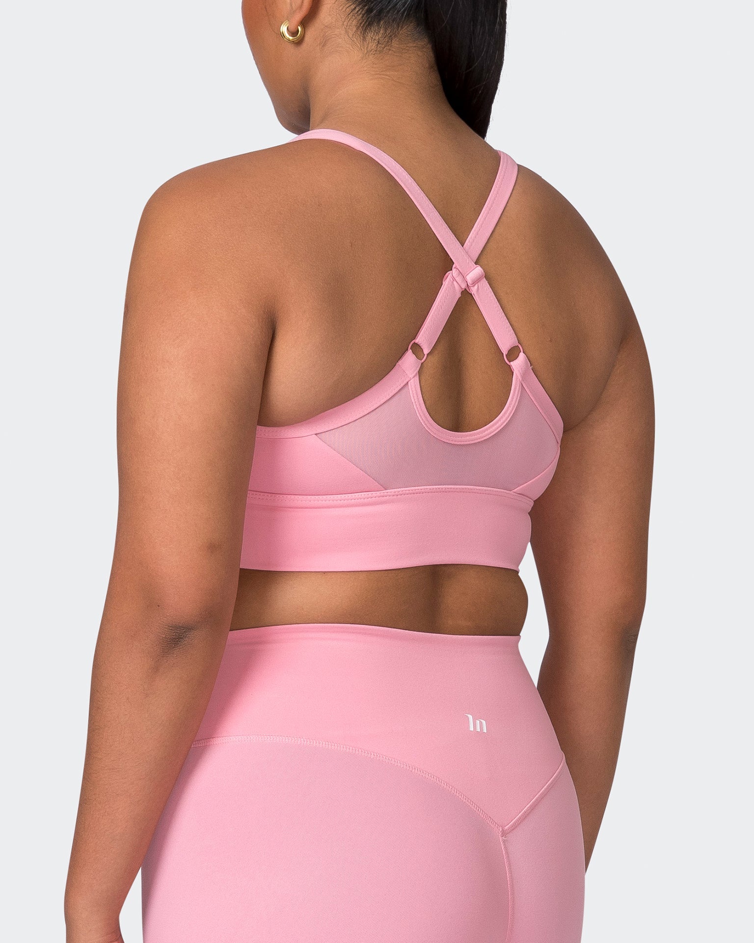 Muscle Nation Sports Bras Replay Bra - Strawberry Pink