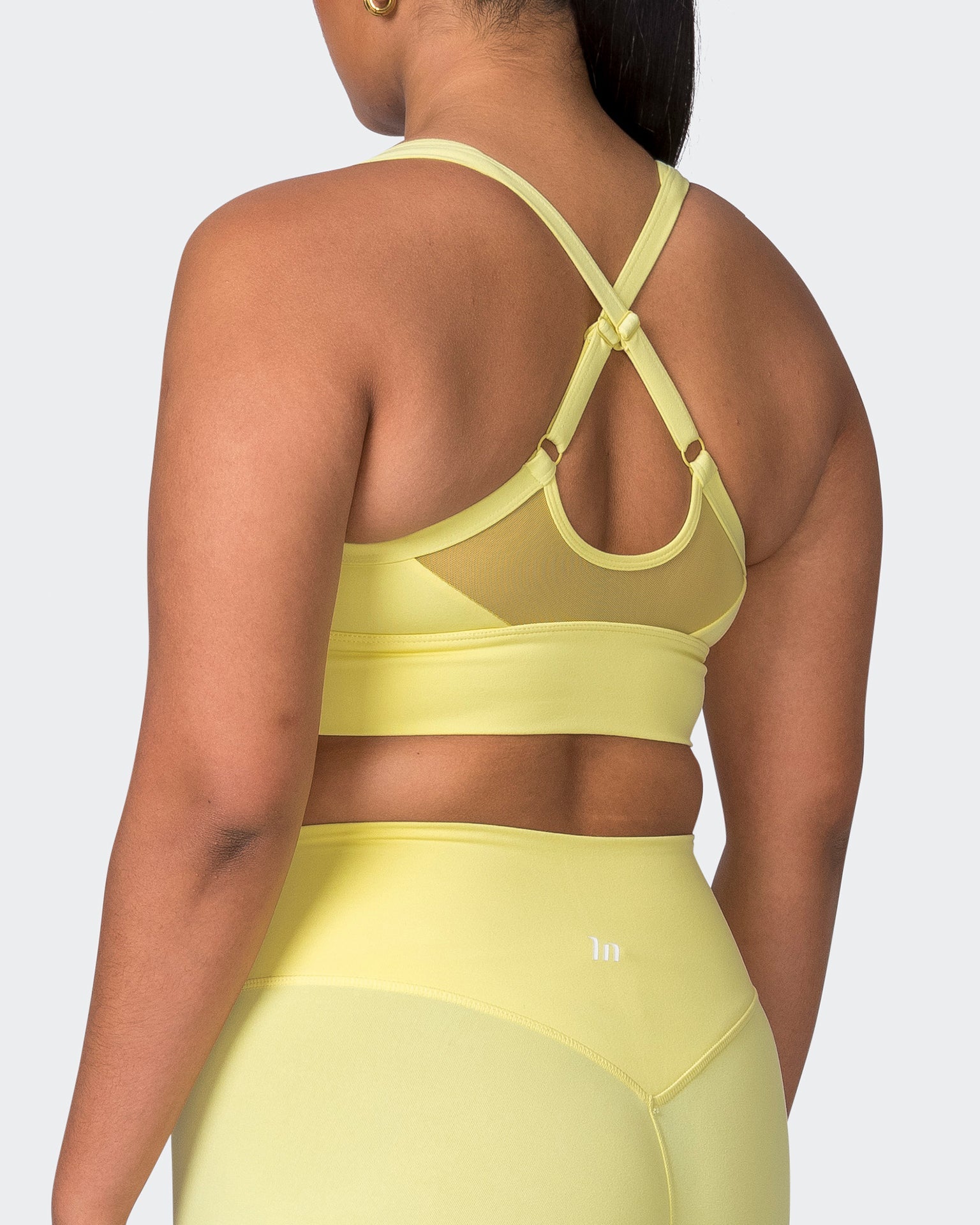 Muscle Nation Sports Bras Replay Bra - Sunny Lime