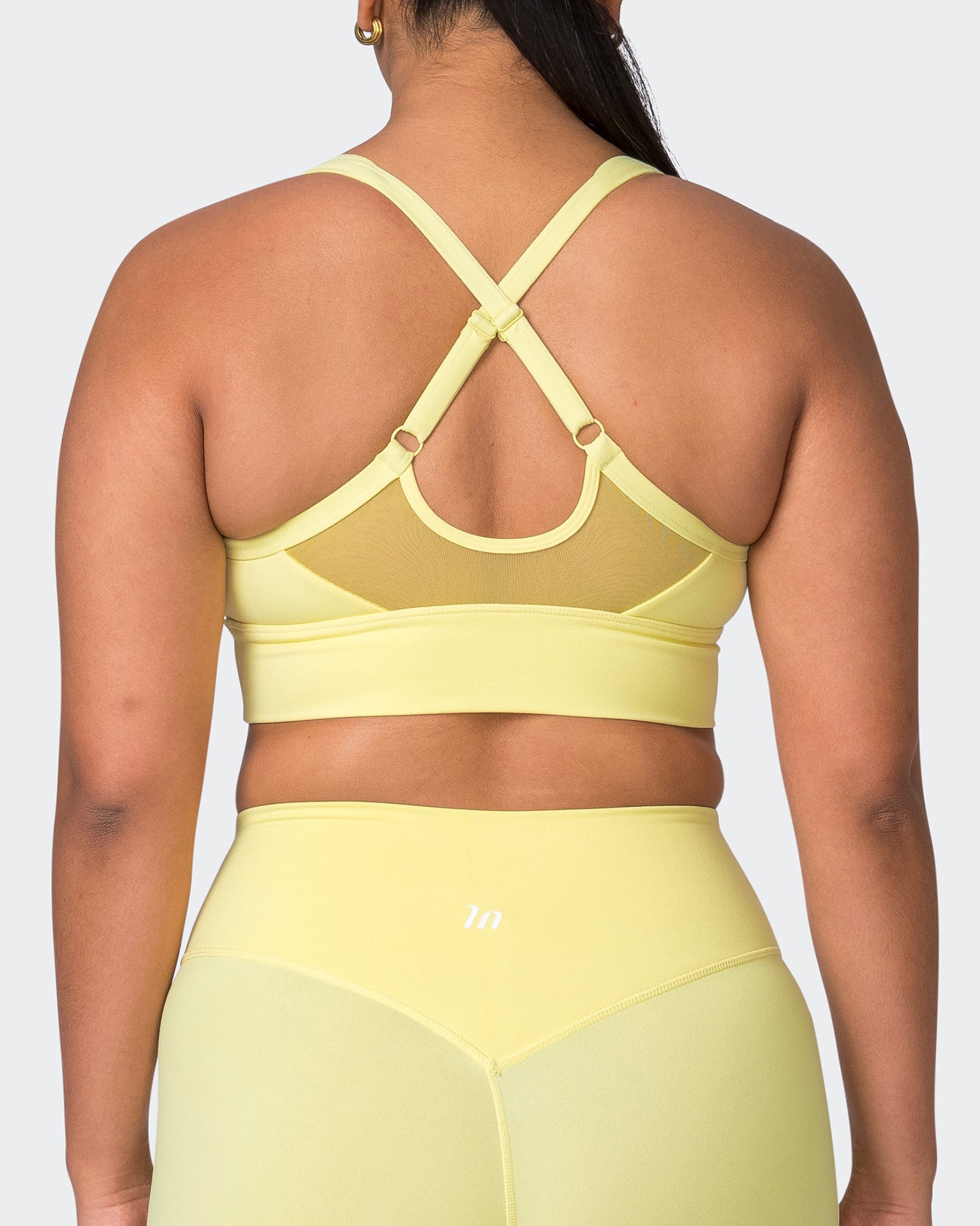 Muscle Nation Sports Bras Replay Bra - Sunny Lime