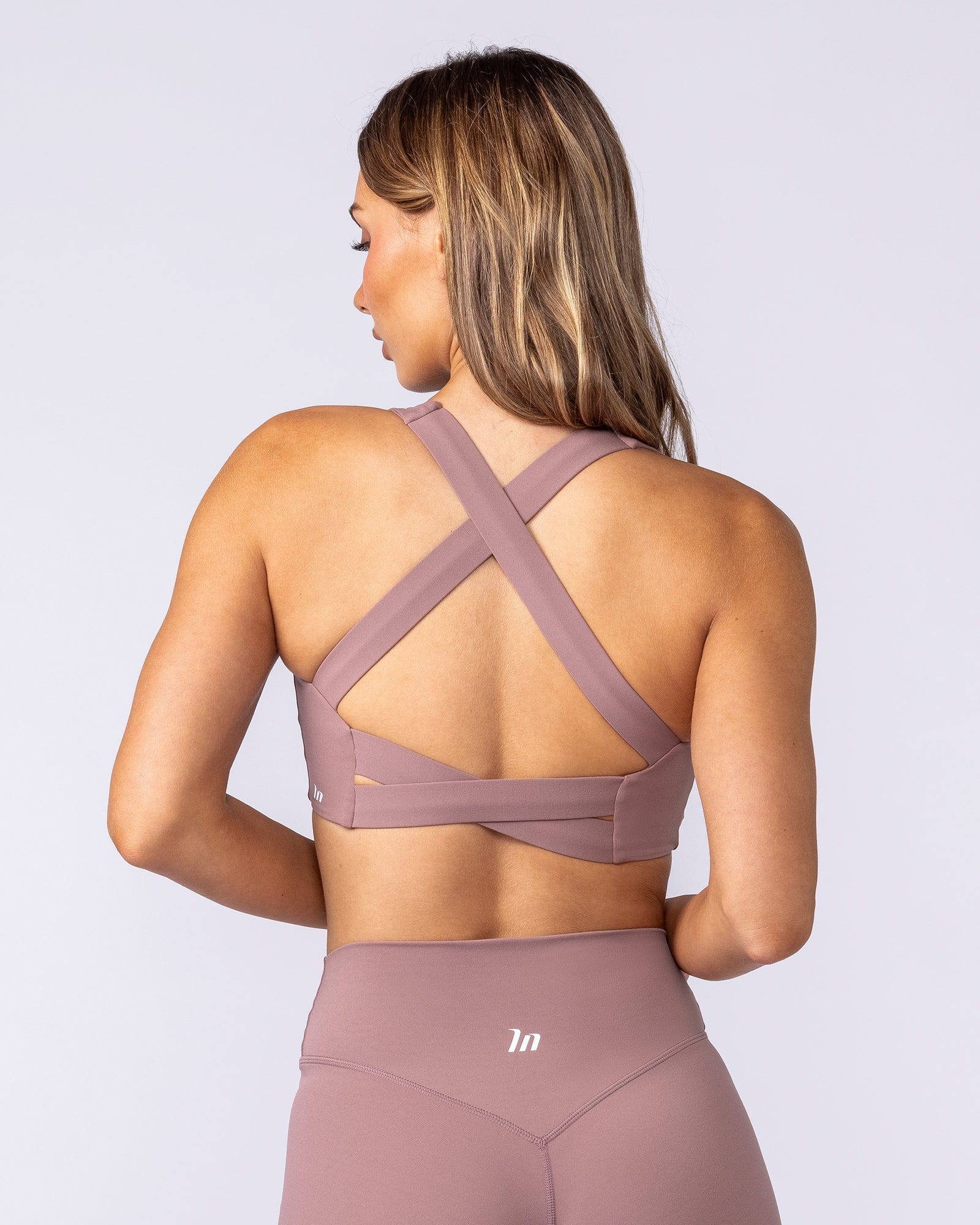 Muscle Nation Sports Bras Restore Liberty Bra - Mocha Berry