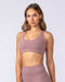 Muscle Nation Sports Bras Restore Liberty Bra - Mocha Berry