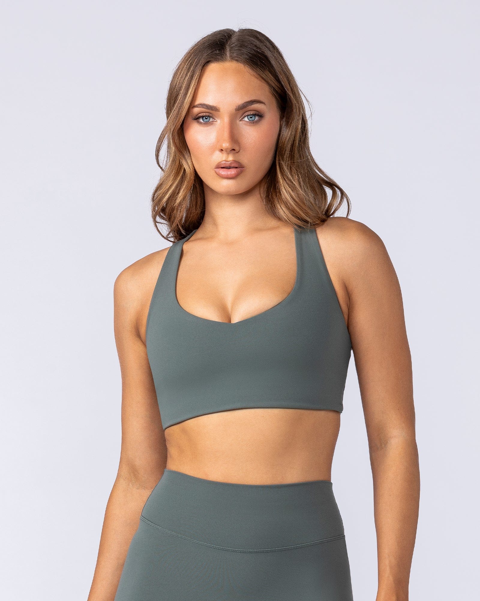 Muscle Nation Sports Bras Restore Liberty Bra - Pine