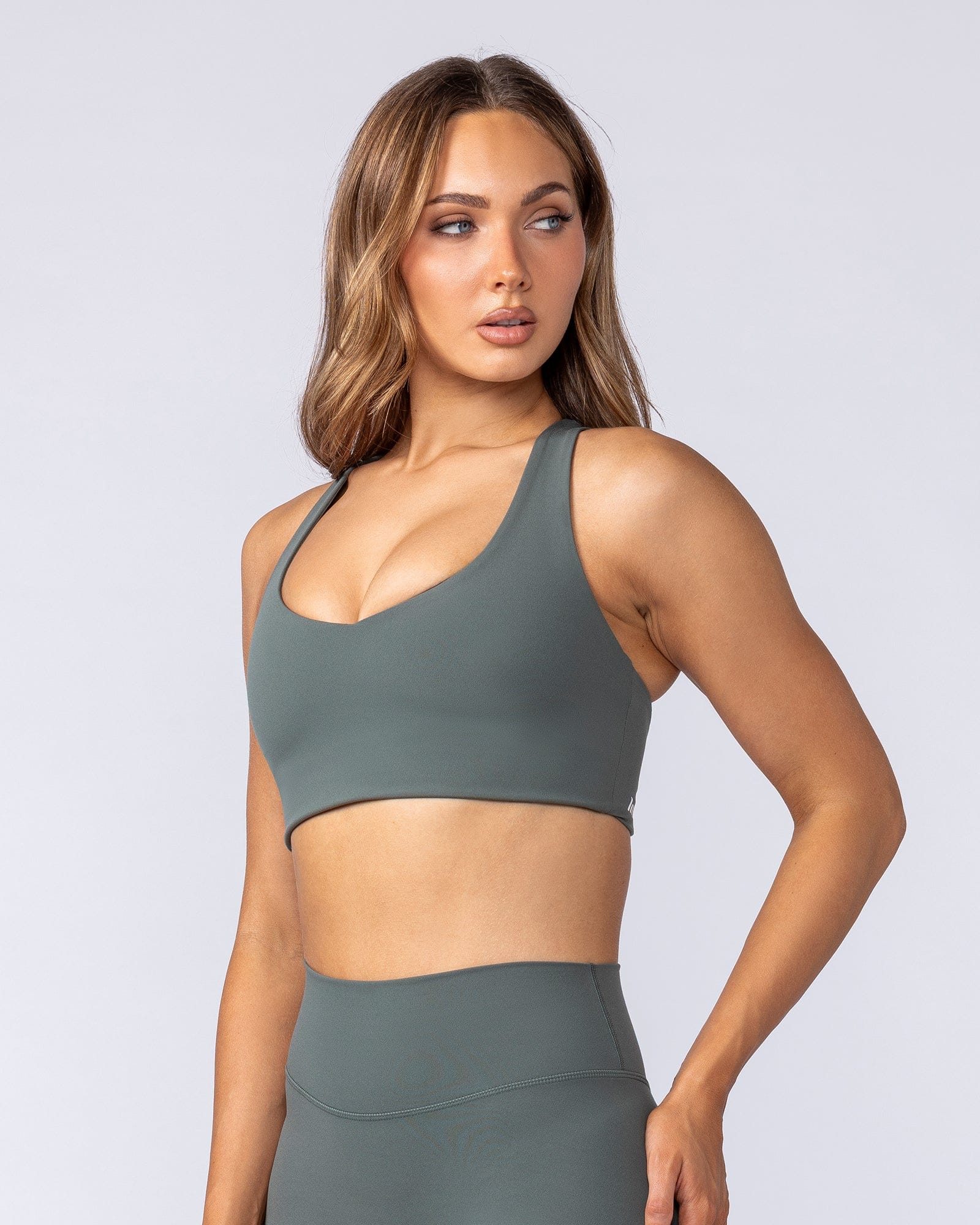 Muscle Nation Sports Bras Restore Liberty Bra - Pine