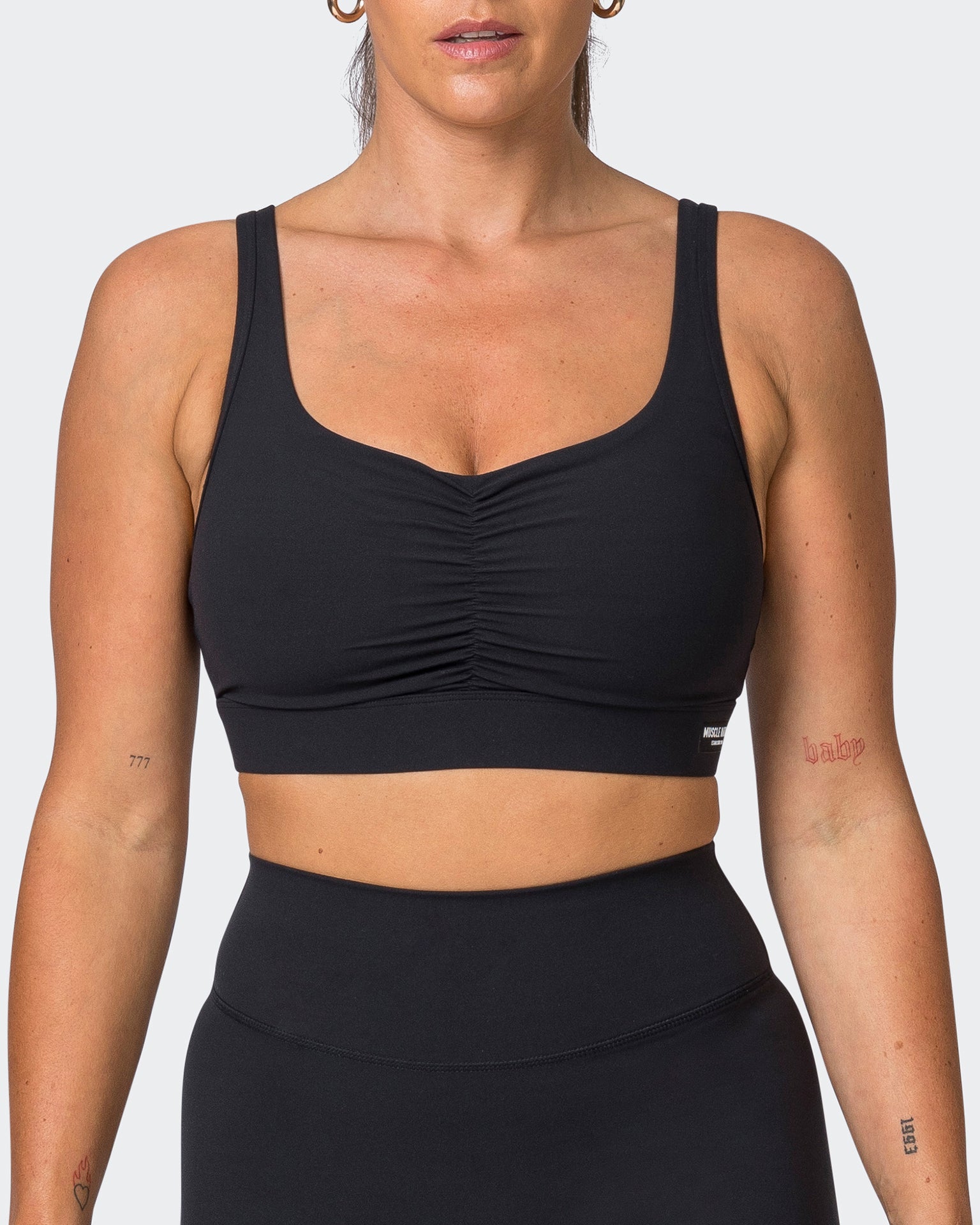 Muscle Nation Sports Bras Revive Bra - Black