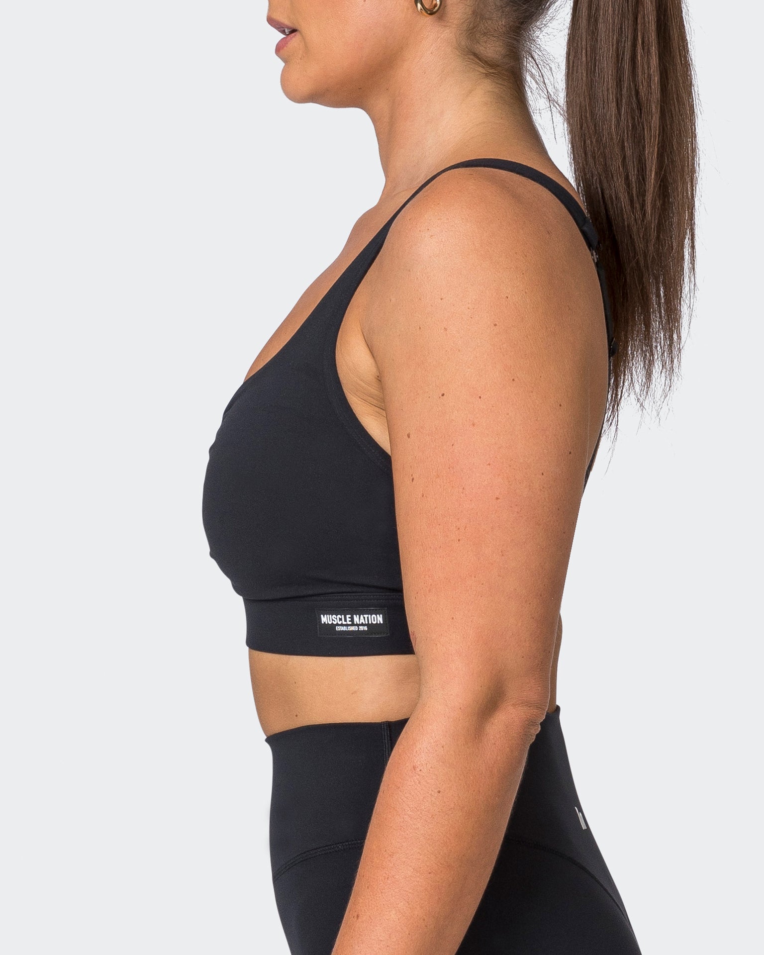 Muscle Nation Sports Bras Revive Bra - Black