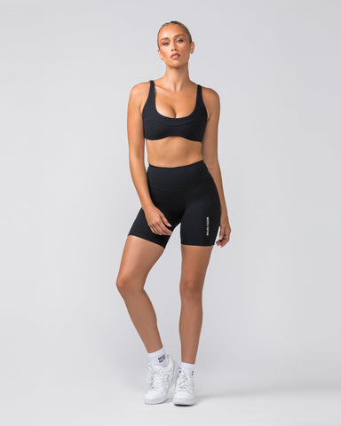 Muscle Nation Sports Bras Scoop Everyday Bralette - Black