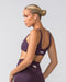 Muscle Nation Sports Bras Scoop Everyday Bralette - Midnight Plum