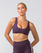 Muscle Nation Sports Bras Scoop Everyday Bralette - Midnight Plum