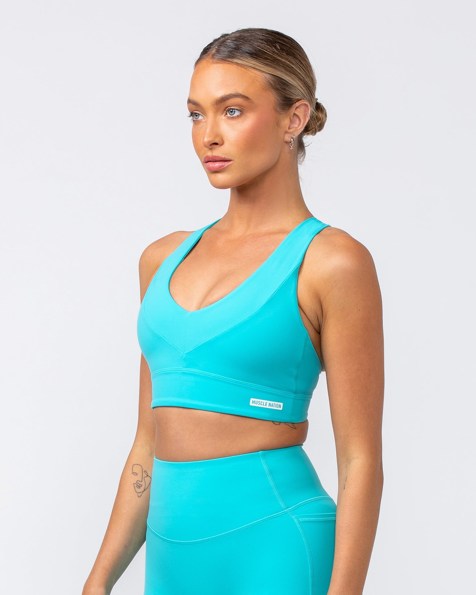 Muscle Nation Sports Bras Scope Bra - Aquatic