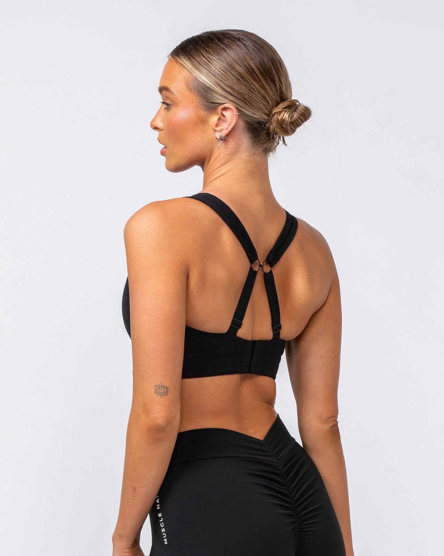 Muscle Nation Sports Bras Scope Bra - Black