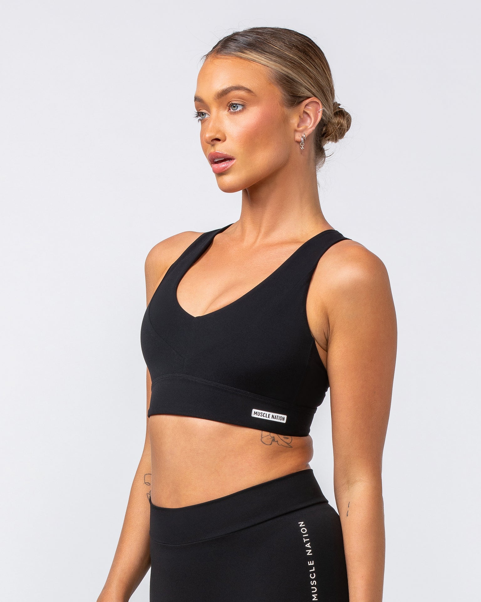 Muscle Nation Sports Bras Scope Bra - Black