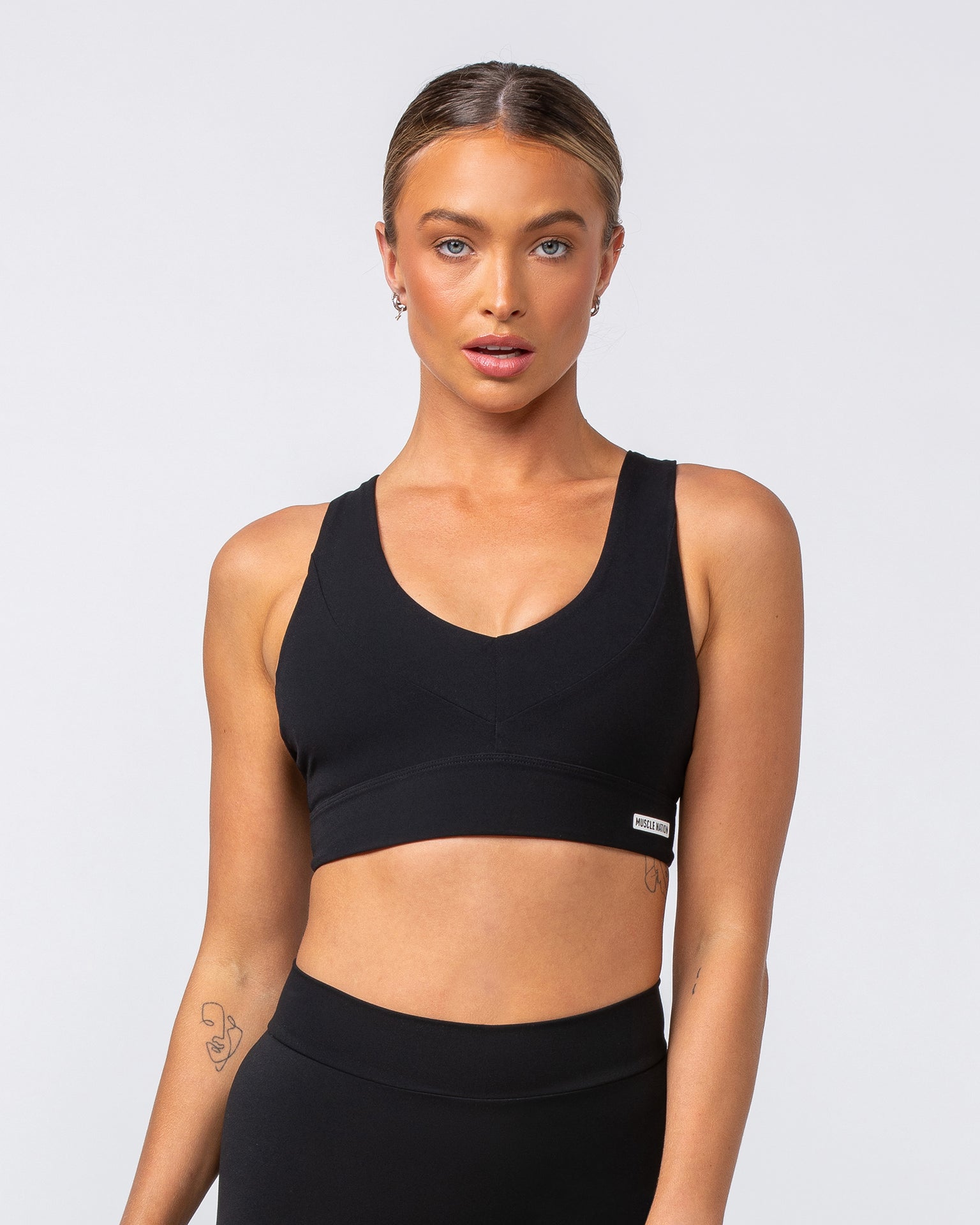 Muscle Nation Sports Bras Scope Bra - Black