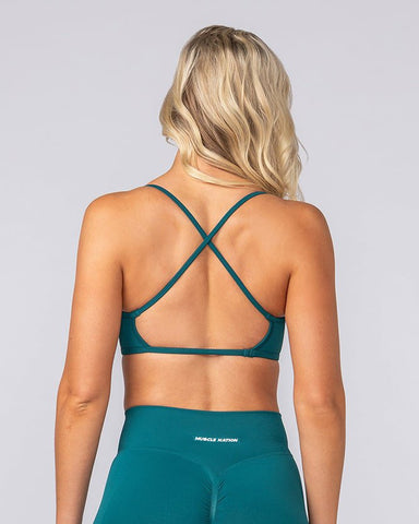 Muscle Nation Sports Bras Sculpt Seamless Bralette - Deep Teal