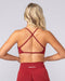 Muscle Nation Sports Bras Sculpt Seamless Bralette - Merlot