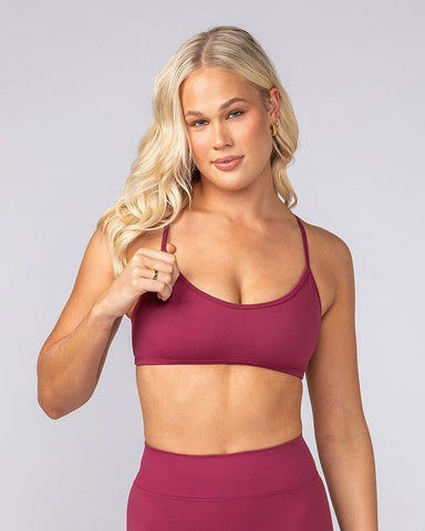 Muscle Nation Sports Bras Sculpt Seamless Bralette - Rose Bud