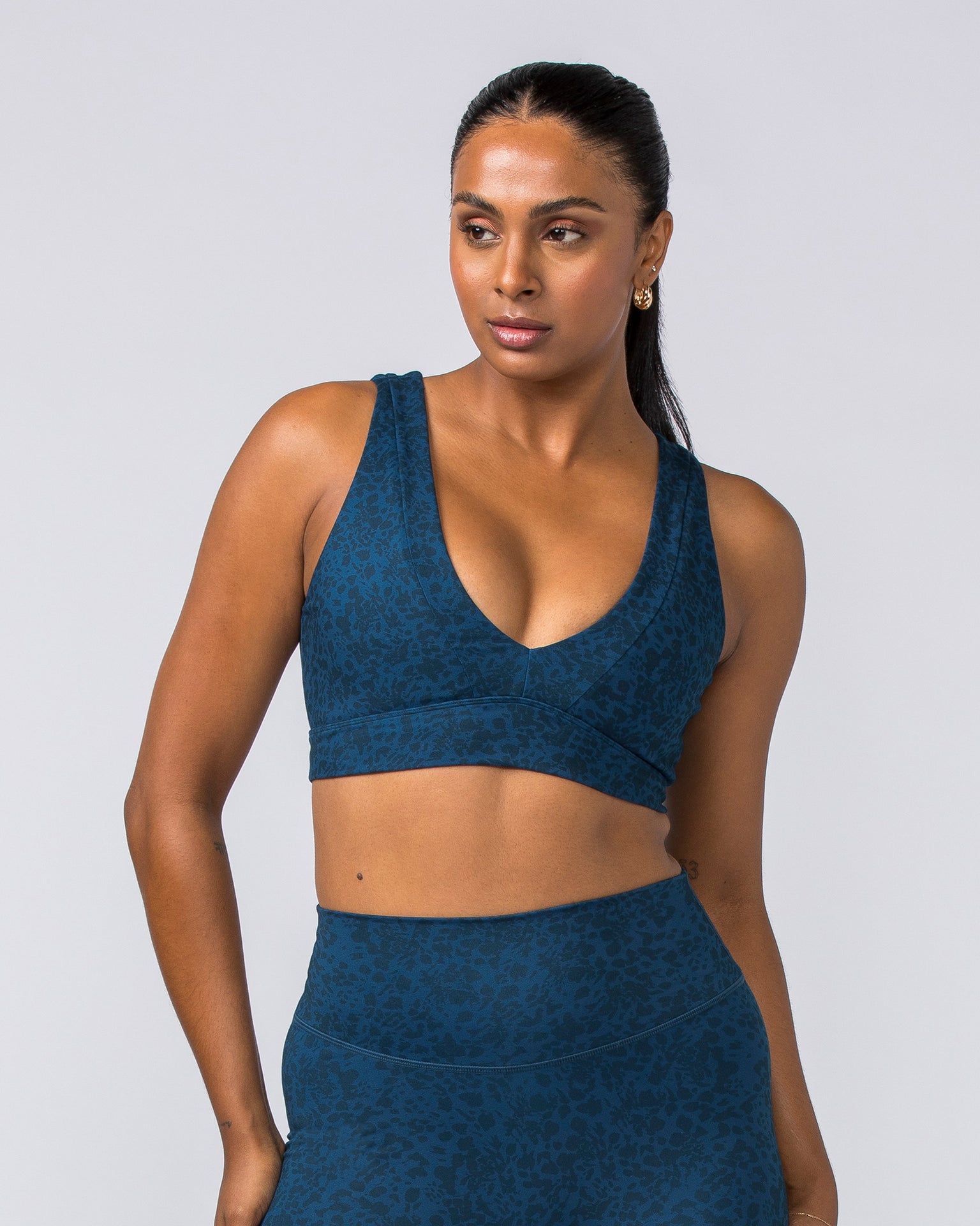 Muscle Nation Sports Bras Serenity Bralette - Pacific Abstract Print