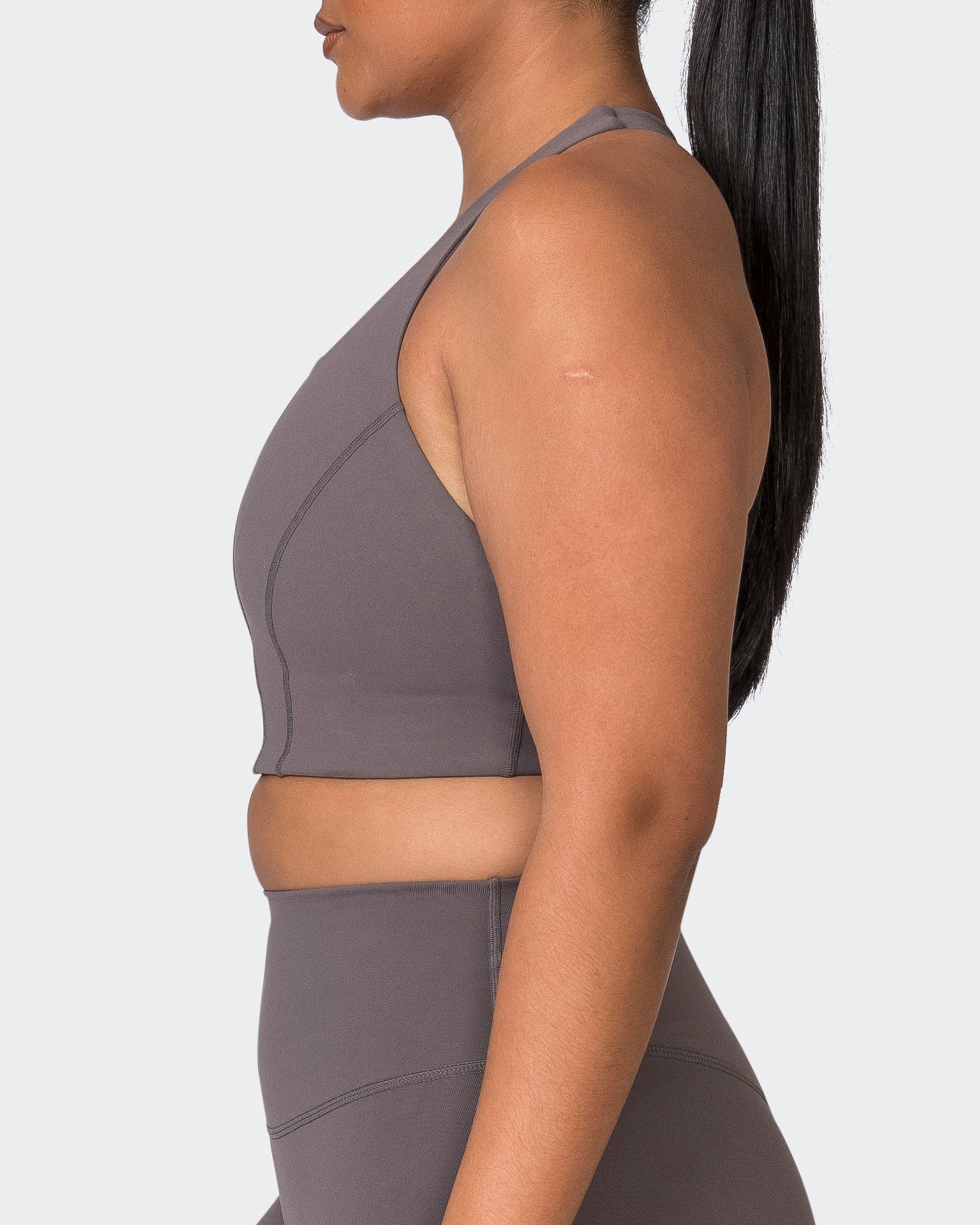 Muscle Nation Sports Bras Snatched Bra - Peppercorn