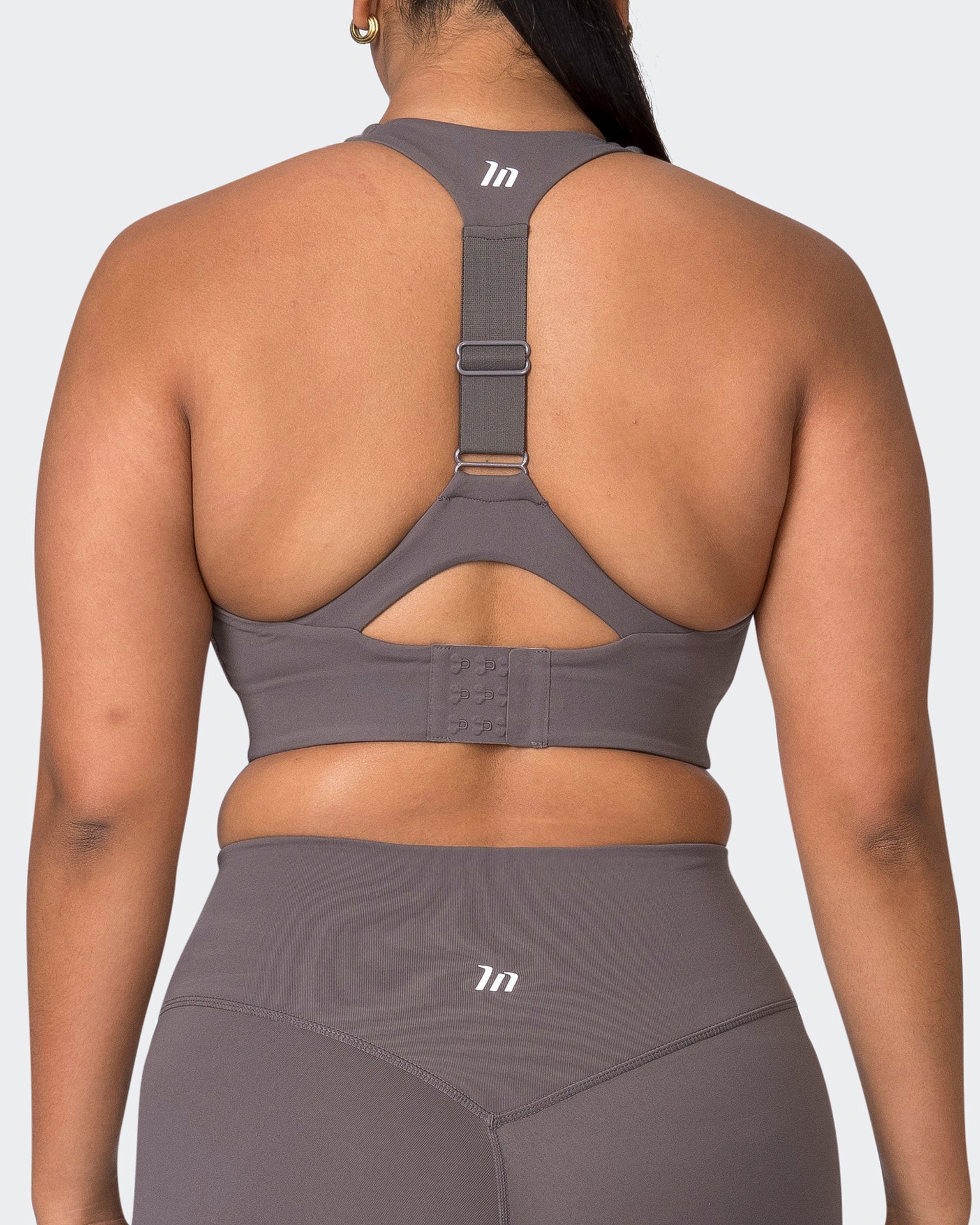 Muscle Nation Sports Bras Snatched Bra - Peppercorn