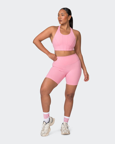 Muscle Nation Sports Bras Snatched Bra - Strawberry Pink
