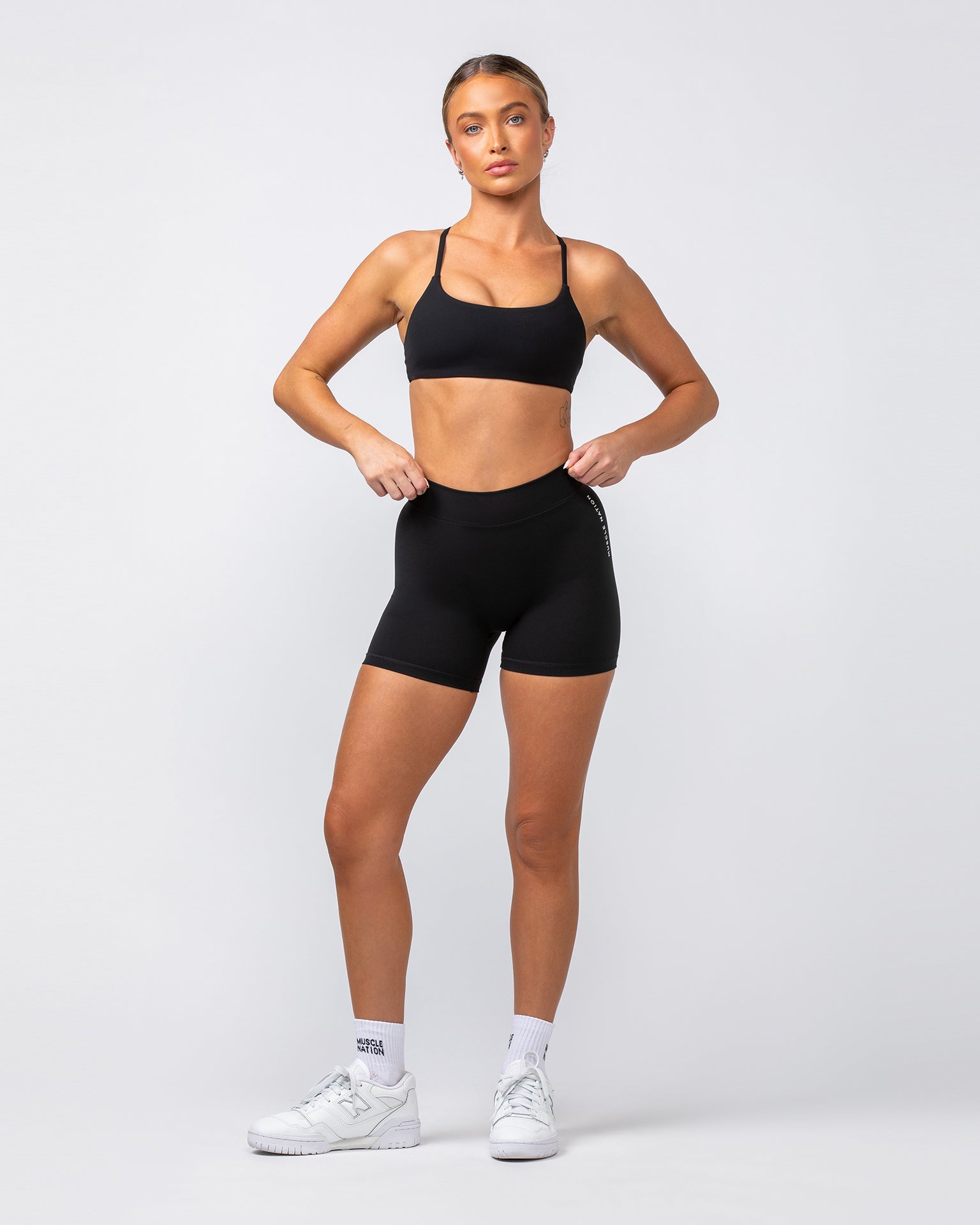 Muscle Nation Sports Bras Socialite Bralette - Black