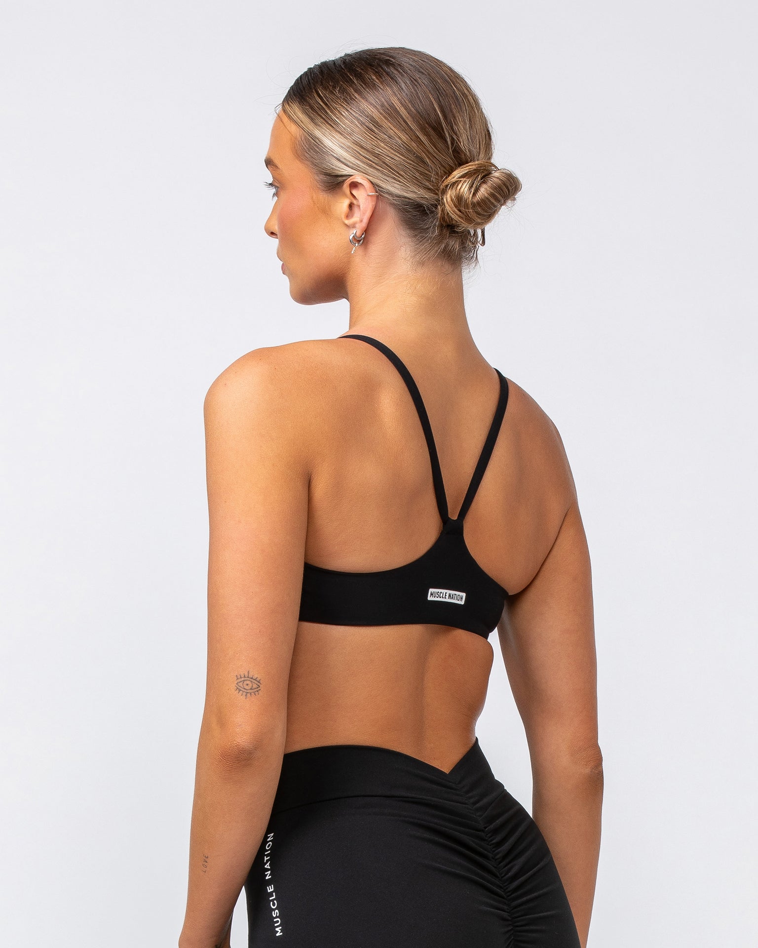 Muscle Nation Sports Bras Socialite Bralette - Black