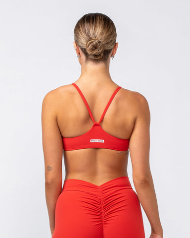 Muscle Nation Sports Bras Socialite Bralette - Crimson