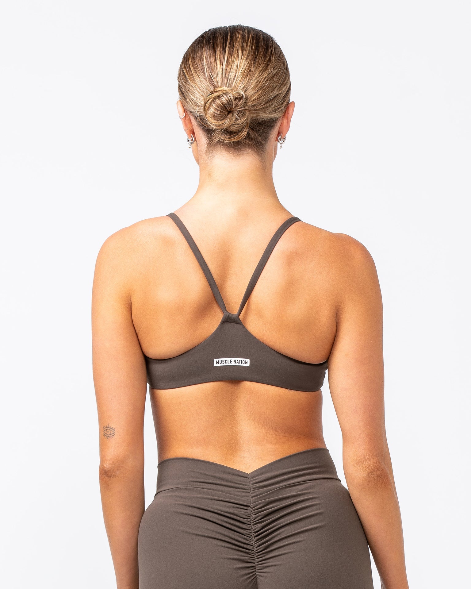Muscle Nation Sports Bras Socialite Bralette - Deep Brown