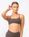 Muscle Nation Sports Bras Socialite Bralette - Deep Brown