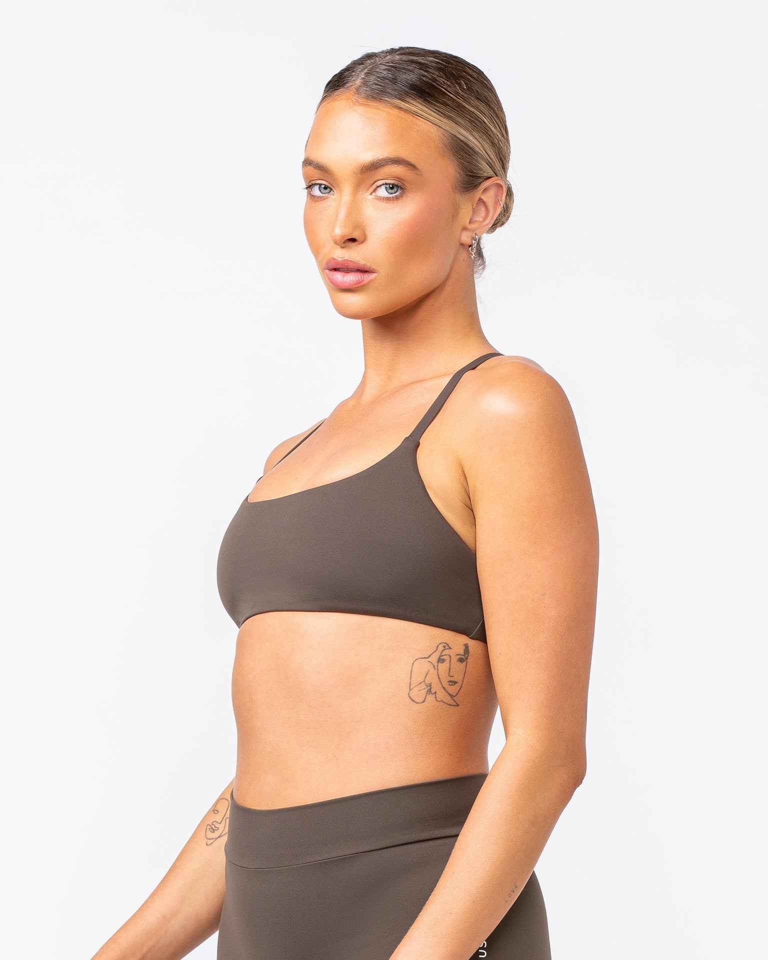 Muscle Nation Sports Bras Socialite Bralette - Deep Brown