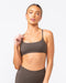 Muscle Nation Sports Bras Socialite Bralette - Deep Brown