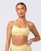 Muscle Nation Sports Bras Socialite Bralette - Panna Cotta