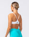 Muscle Nation Sports Bras Socialite Bralette - White