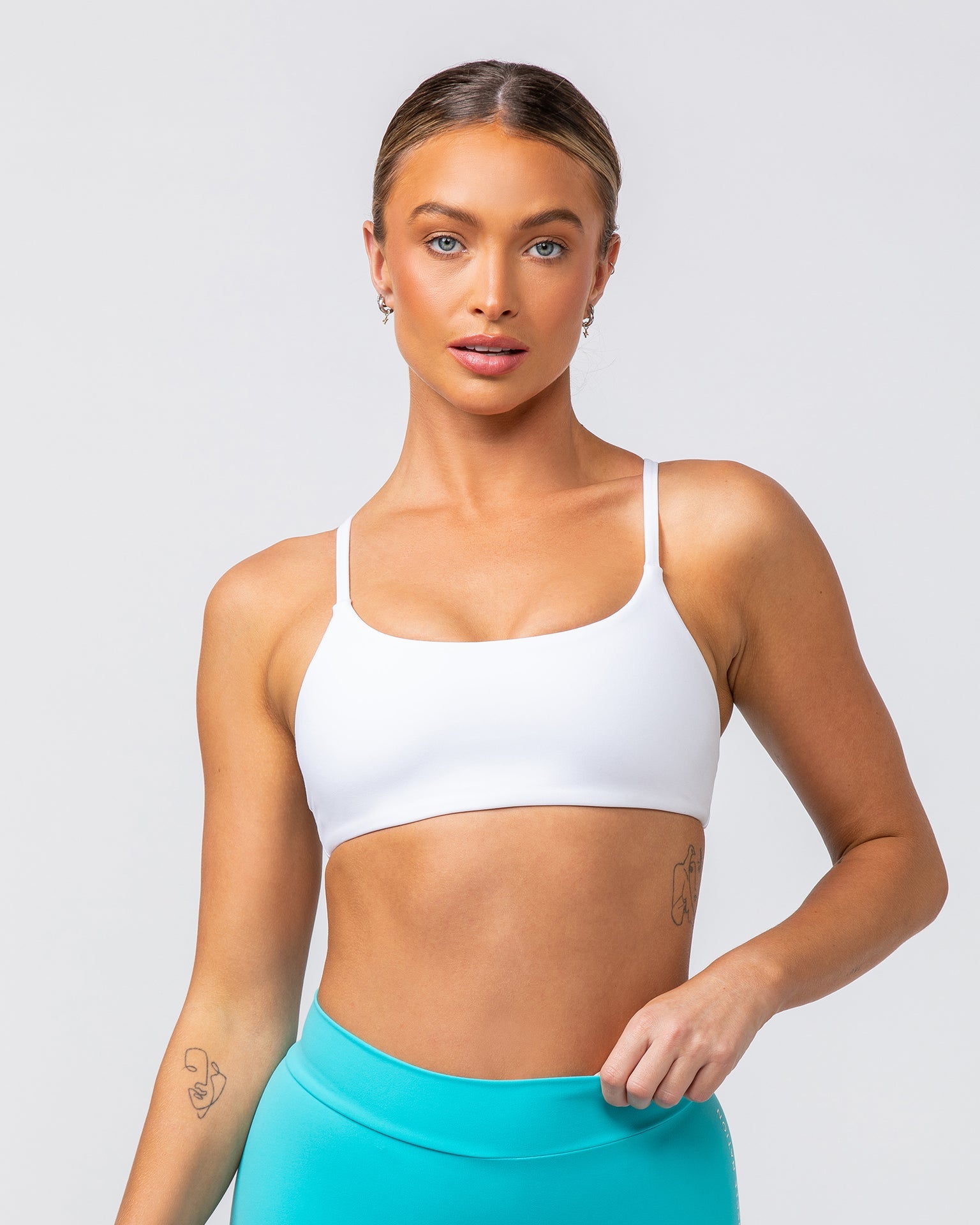 Muscle Nation Sports Bras Socialite Bralette - White