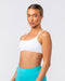 Muscle Nation Sports Bras Socialite Bralette - White